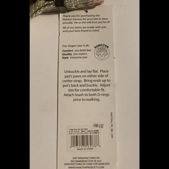 NEW Paw Prints Small Easy on Step-In Harness - Picture 5 of 5